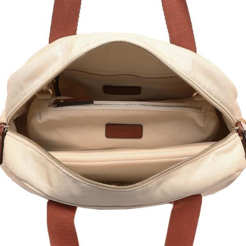 Chloe Bag Shoulder Mothers Brown Beige Pouch Ivory Pad Bag White - Picture 4 of 9